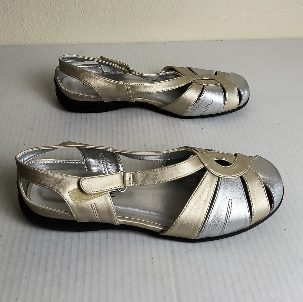 Classique 7.5W Metallic Fisherman Sandals Hook & Loop